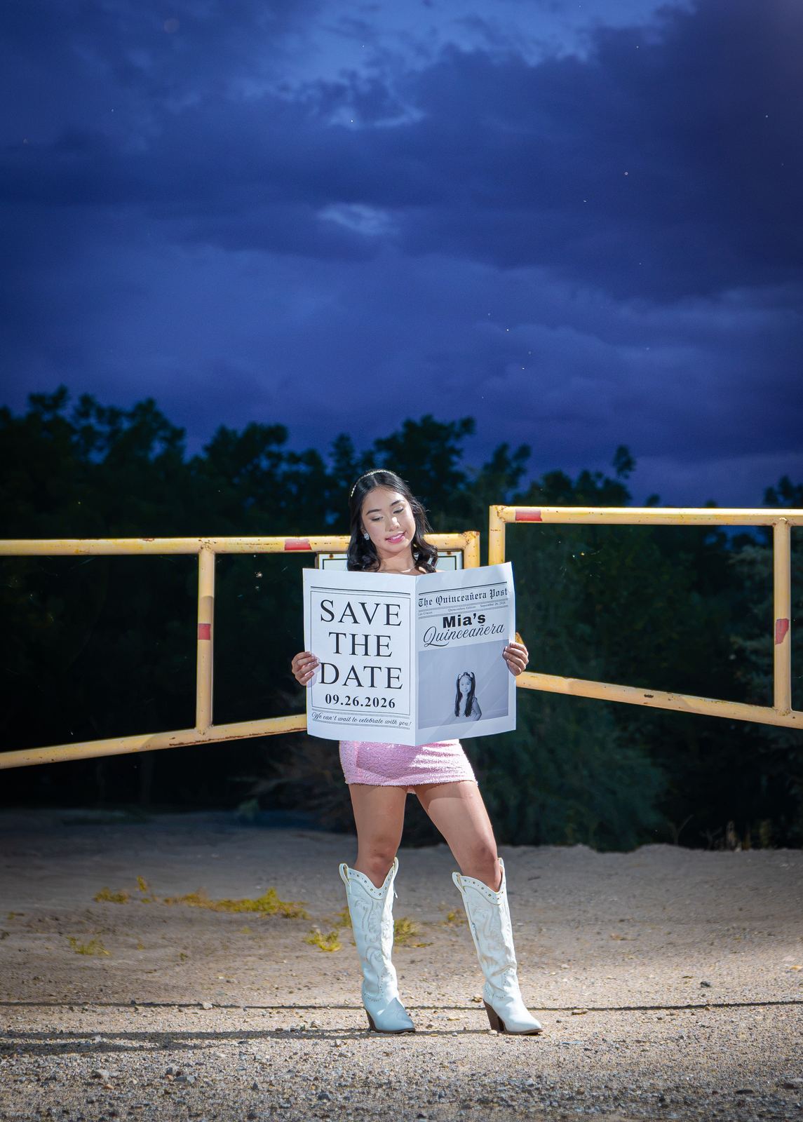 Quinceañera portrait by MCT Studios