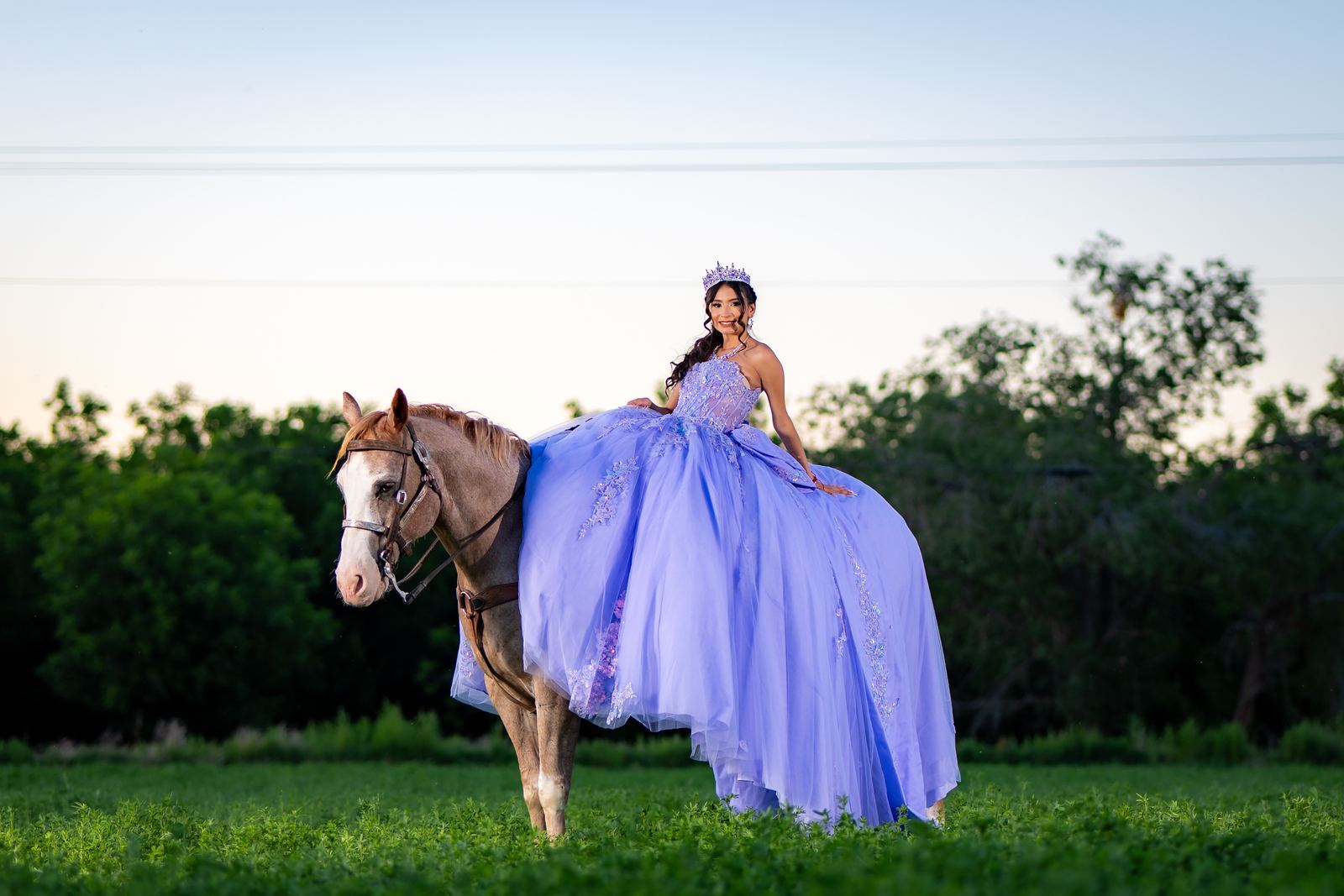 Quinceañera portrait by MCT Studios
