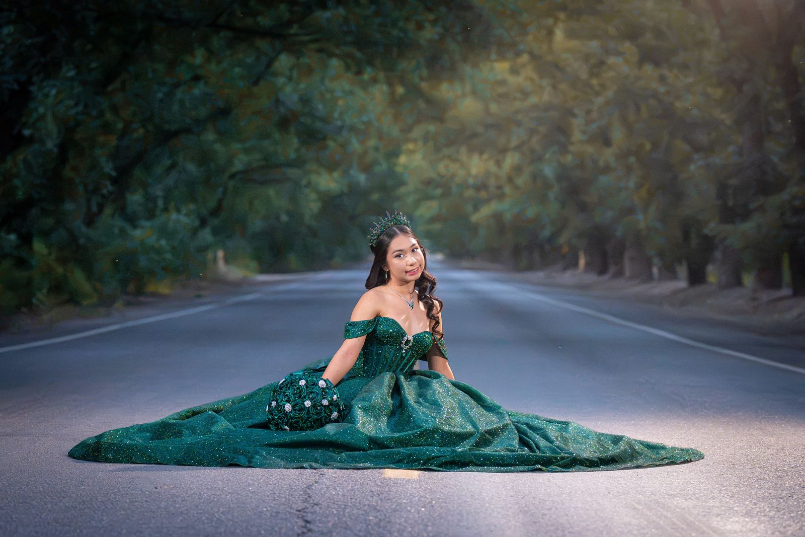 Quinceañera portrait by MCT Studios