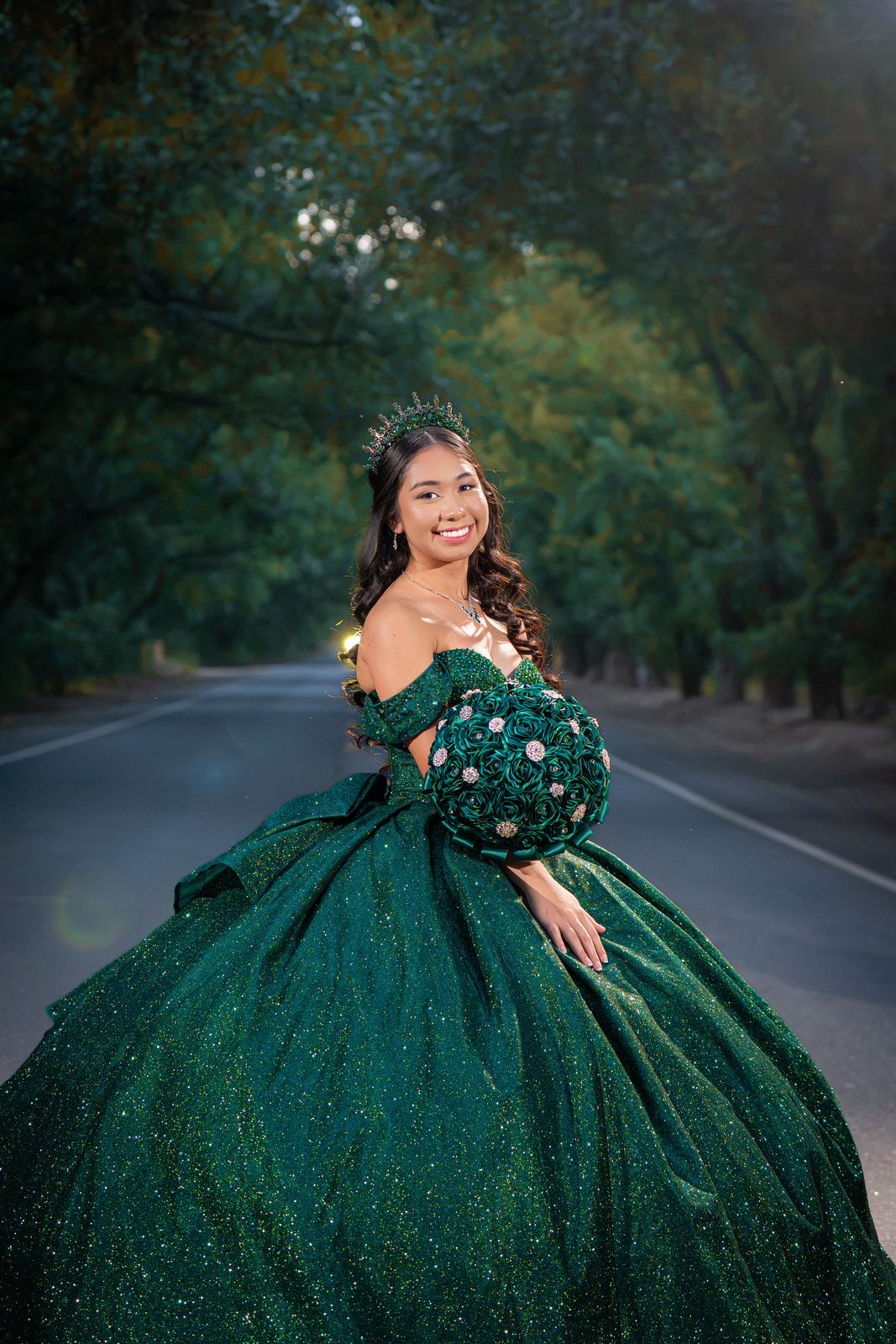 Quinceañera portrait by MCT Studios