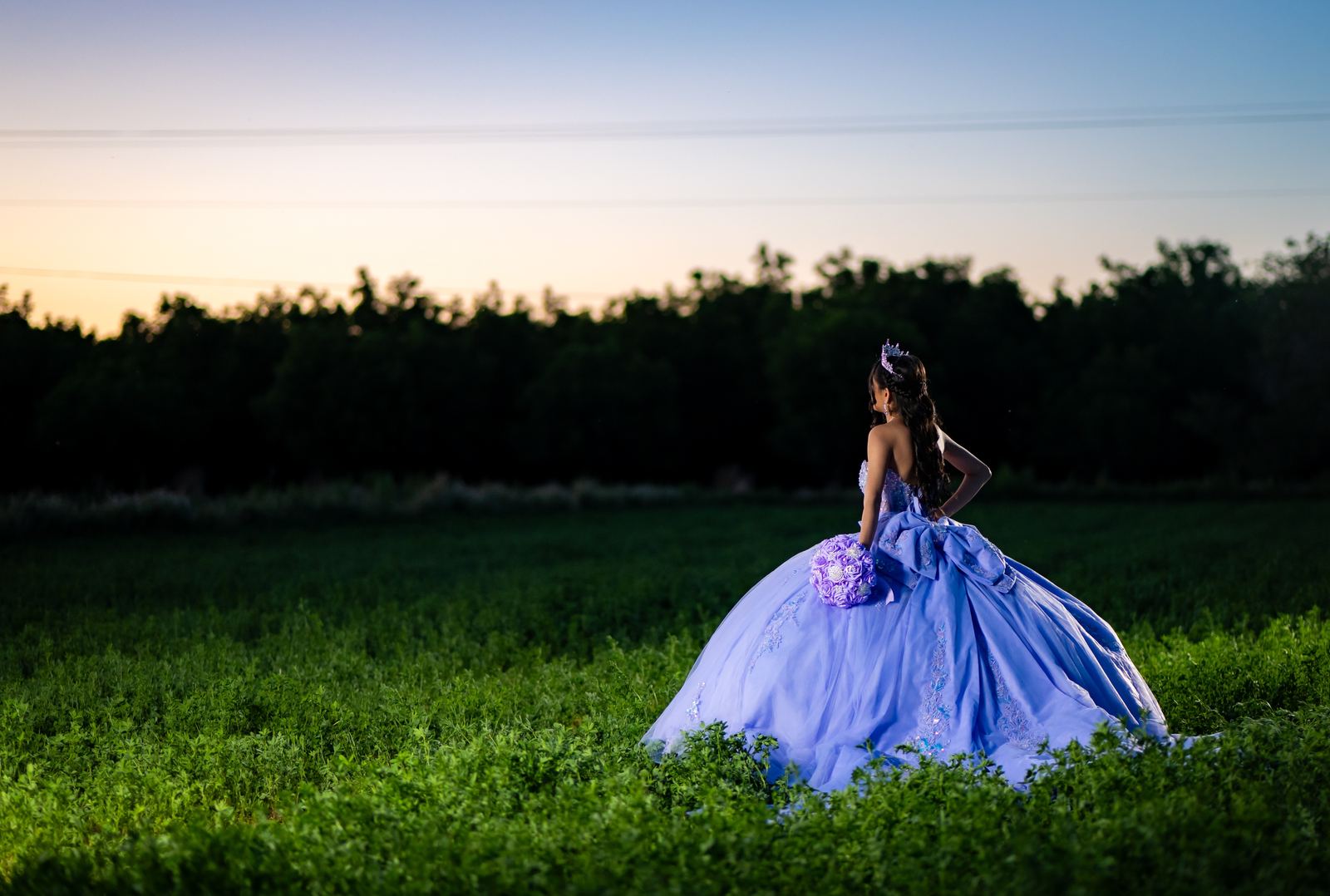 Quinceañera portrait by MCT Studios