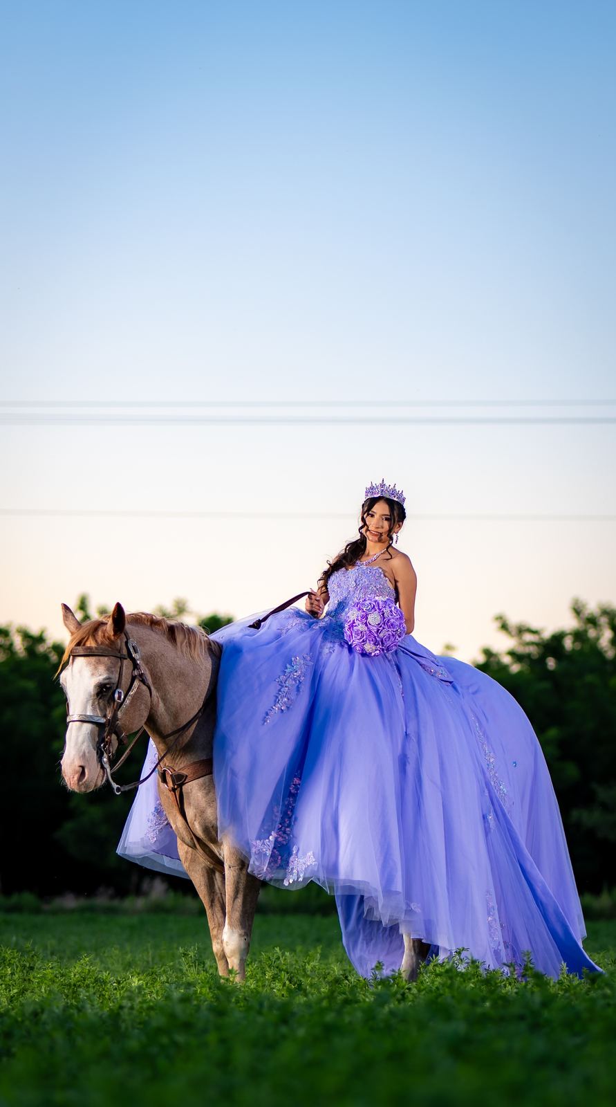 Quinceañera portrait by MCT Studios